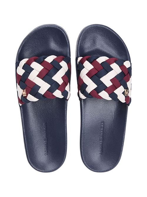 Ciabatte con fascia intrecciata Tommy Hilfiger | FW0FW092030GY